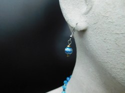 blue cateye set ears